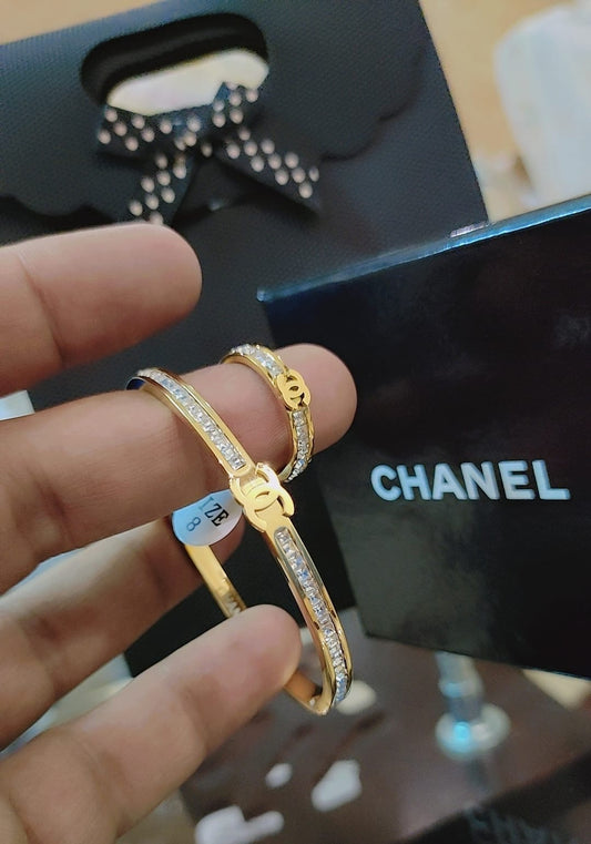 CHANEL BRACELET AND RING SET